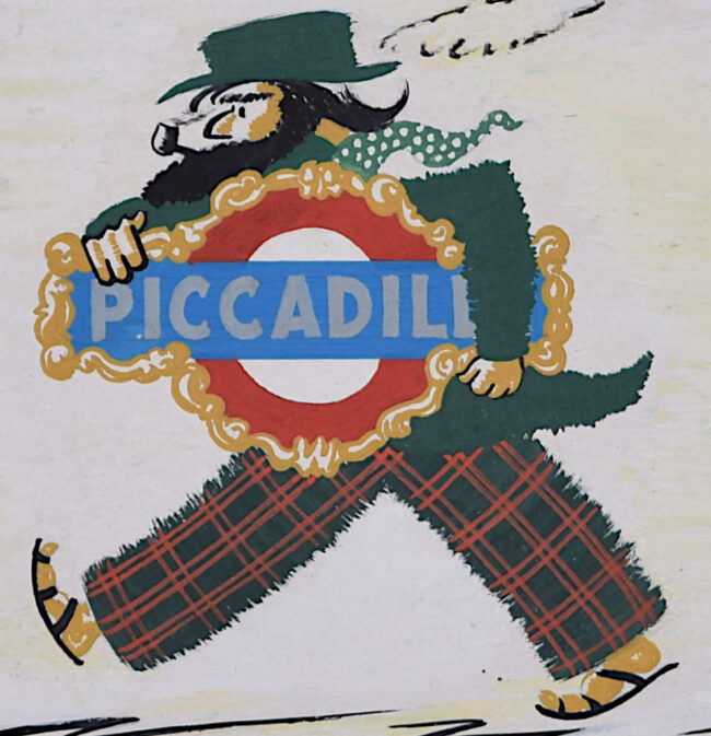 Take the Underground to the RA , c.1930 poster design by A. E. Halliwell - Image 2